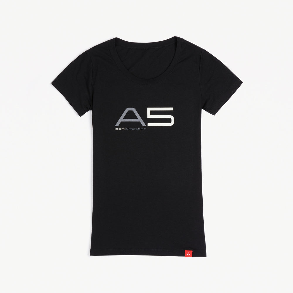 
                
                    Load image into Gallery viewer, Women’s A5 Tee (Carbon Black)
                
            